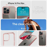 Spigen iPhone 14 Pro Max Deksel Ultra Hybrid Rose Crystal