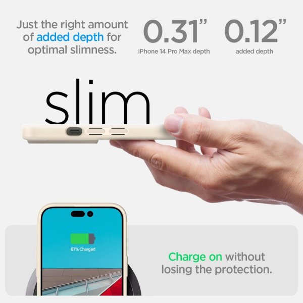 Spigen iPhone 14 Pro Max Deksel Ultra Hybrid Sand Beige