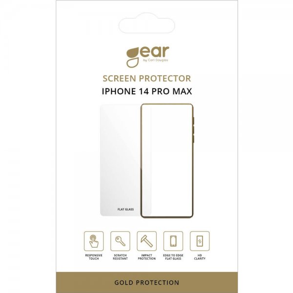 Gear iPhone 14 Pro Max Skjermbeskytter 2.5D