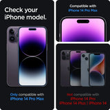 Spigen iPhone 14 Pro Max Skjermbeskytter GLAS.tR EZ Fit Privacy 2-pakning