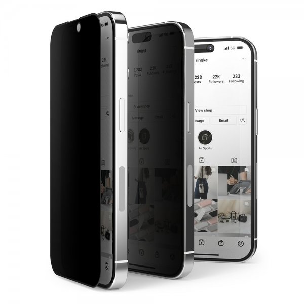 Ringke iPhone 14 Pro Max Skjermbeskytter Privacy Glass
