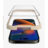 PanzerGlass iPhone 14 Pro Max Skjermbeskytter Ultra-Wide Fit Anti-reflective EasyAligner