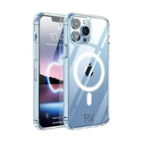 Rvelon iPhone 14 Pro Max Deksel TPU MagSafe Transparent