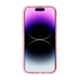 iPhone 14 Pro Deksel Glitter MagSafe Rosa
