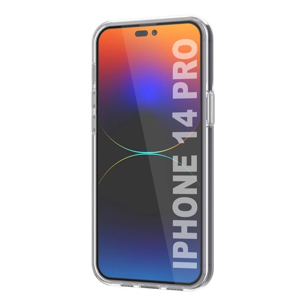 Rvelon iPhone 14 Pro Deksel Kortholder Transparent