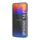 Rvelon iPhone 14 Pro Deksel Kortholder Transparent