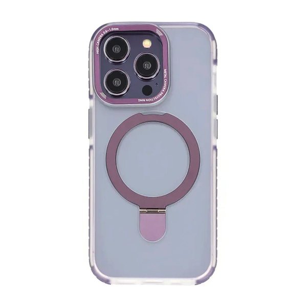 iPhone 14 Pro Deksel Ring Stand MagSafe Lilla