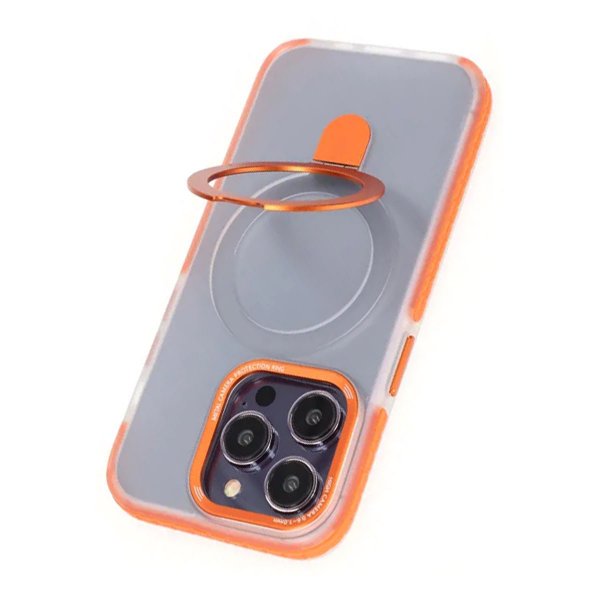 iPhone 14 Pro Deksel Ring Stand MagSafe Oransje