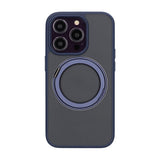 iPhone 14 Pro Deksel Roterbart Stativ Blå