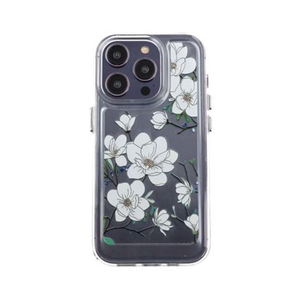 iPhone 14 Pro Deksel Motiv Kvistar och Blomster