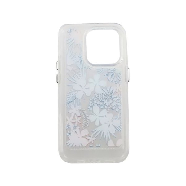 iPhone 14 Pro Deksel Motiv Røda Blomster