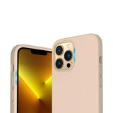 Rvelon iPhone 14 Pro Deksel Silikon MagSafe Beige