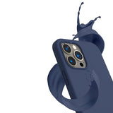 Rvelon iPhone 14 Pro Deksel Silikon MagSafe Blå