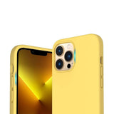 Rvelon iPhone 14 Pro Deksel Silikon MagSafe Gul