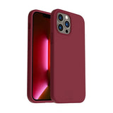 Rvelon iPhone 14 Pro Deksel Silikon Rød