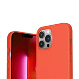 Rvelon iPhone 14 Pro Deksel Silikon Rosa