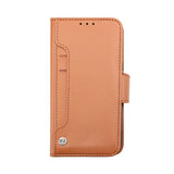 Rvelon iPhone 14 Pro Etui Utbrettbar Kortlomme Brun