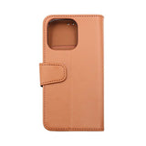 Rvelon iPhone 14 Pro Etui Utbrettbar Kortlomme Brun