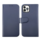 Rvelon iPhone 14 Pro Etui Detachable Wallet Case Blå