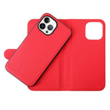 Rvelon iPhone 14 Pro Etui Detachable Wallet Case Rød