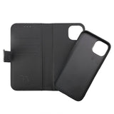 Rvelon iPhone 14 Pro Etui Detachable Wallet Case Svart