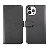 Rvelon iPhone 14 Pro Etui Detachable Wallet Case Svart