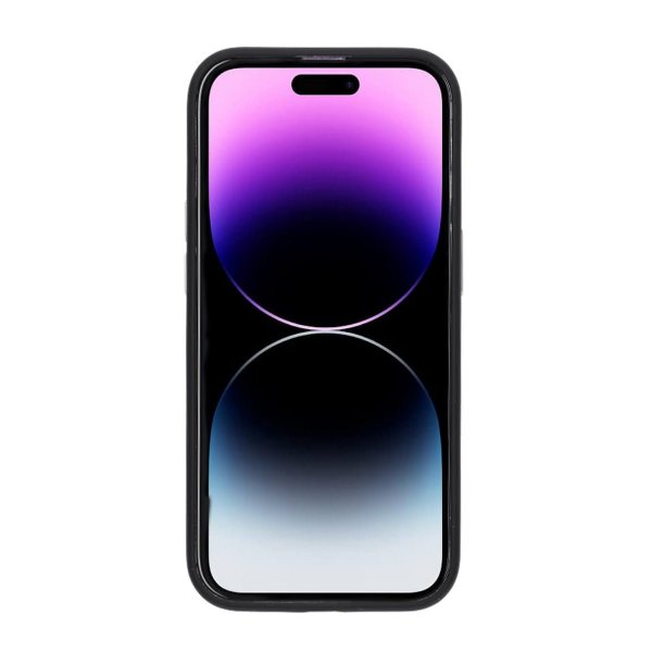 Rvelon iPhone 14 Pro Deksel Roterbart Stativ Svart
