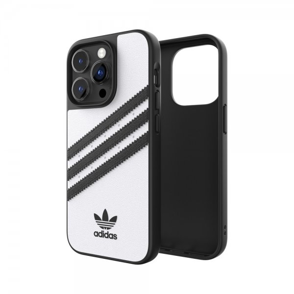 Adidas iPhone 14 Pro Deksel 3 Stripes Snap Case Hvit Svart