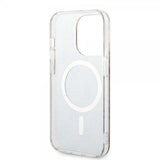 Guess iPhone 14 Pro Deksel 4G Pattern MagSafe Brun