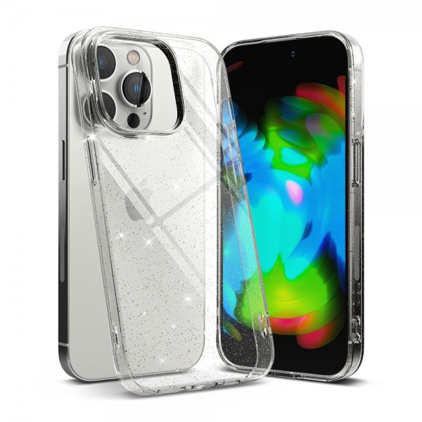 Ringke iPhone 14 Pro Deksel Air Glitter Clear