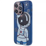 iPhone 14 Pro Deksel Astronaut Blå Brun