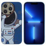 iPhone 14 Pro Deksel Astronaut Blå Grå