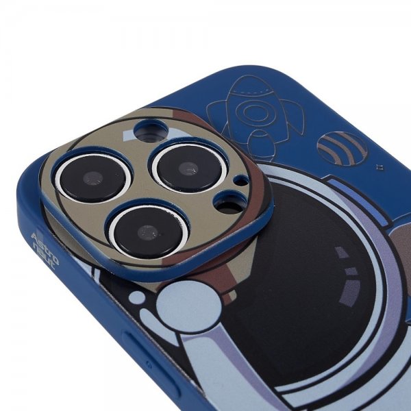 iPhone 14 Pro Deksel Astronaut Blå Grå