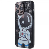 iPhone 14 Pro Deksel Astronaut Svart Brun