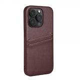 Buffalo iPhone 14 Pro Deksel Backcover with Card Slots Brun