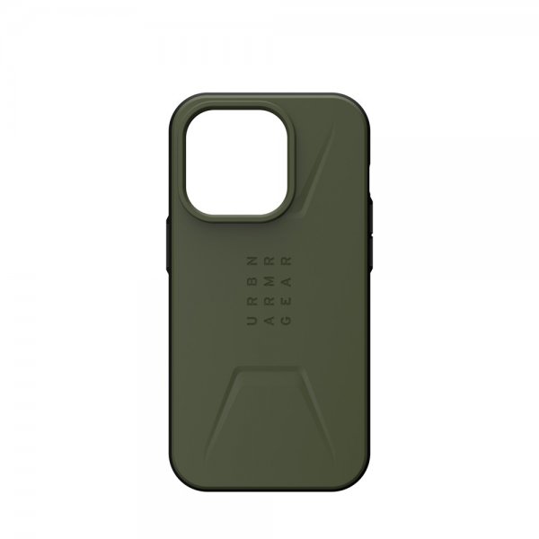 Urban Armor Gear (UAG) iPhone 14 Pro Deksel Civilian MagSafe Olive