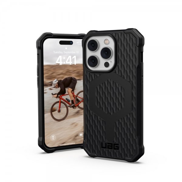 Urban Armor Gear (UAG) iPhone 14 Pro Deksel Essential Armor MagSafe Svart