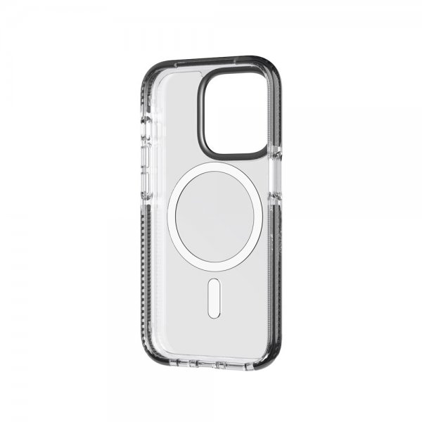 Tech21 iPhone 14 Pro Deksel Evo Crystal MagSafe Graphite Black