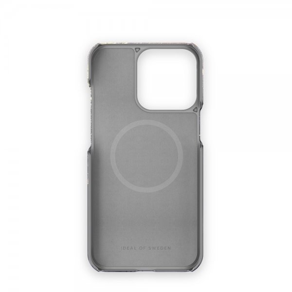Ideal of Sweden iPhone 14 Pro Deksel Fashion Case MagSafe Golden Twilight Marble