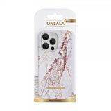 Onsala iPhone 14 Pro Deksel Fashion Edition White Rhino Marble