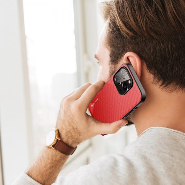 Dux Ducis iPhone 14 Pro Deksel FINO Series Rød