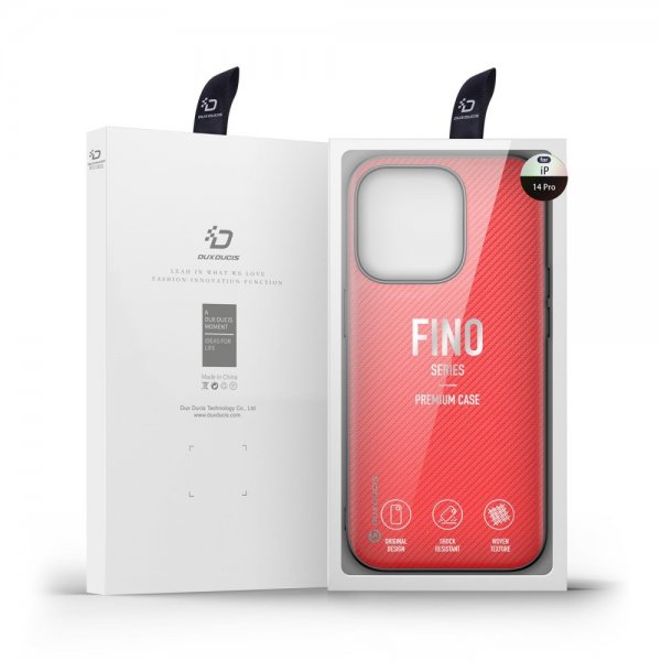 Dux Ducis iPhone 14 Pro Deksel FINO Series Rød