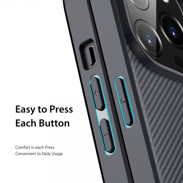 Dux Ducis iPhone 14 Pro Deksel FINO Series Svart