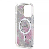 Guess iPhone 14 Pro Deksel Flower MagSafe Kaki