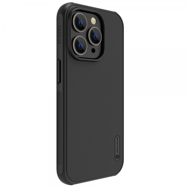 Nillkin iPhone 14 Pro Deksel Frosted Shield Pro MagSafe Svart