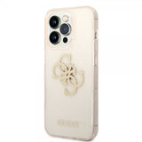 Guess iPhone 14 Pro Deksel Full Glitter Gull