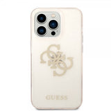 Guess iPhone 14 Pro Deksel Full Glitter Gull