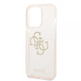 Guess iPhone 14 Pro Deksel Full Glitter Gull