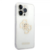 Guess iPhone 14 Pro Deksel Full Glitter Transparent