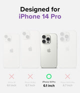 Ringke iPhone 14 Pro Deksel Fusion Magnetic Matte Clear
